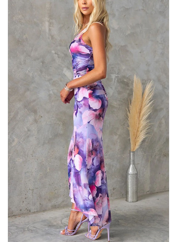 Lyxa Melbourne | Elara Watercolour Maxi Dress