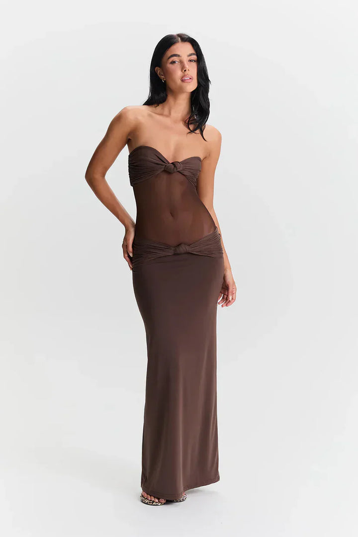 Thalia | Sultry Sheer Gown