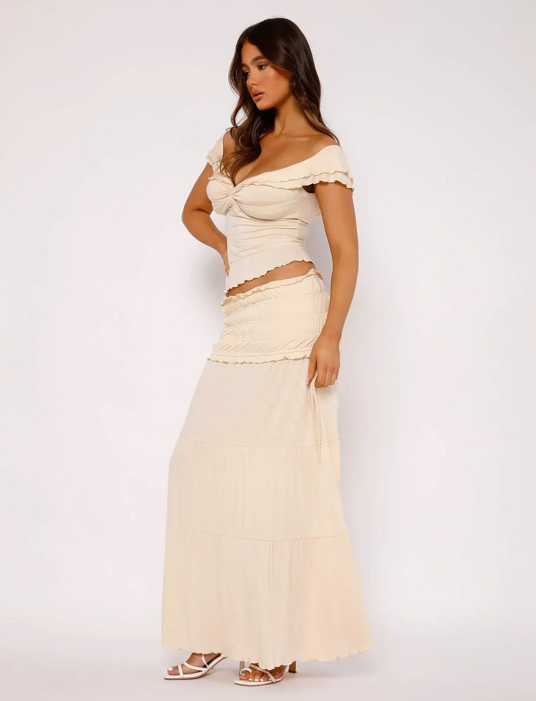 Gwyneira | Pearlveil Maternity Gown