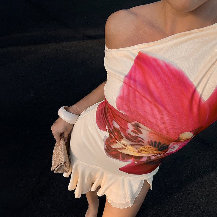 Hester | Tropical Orchid Dress