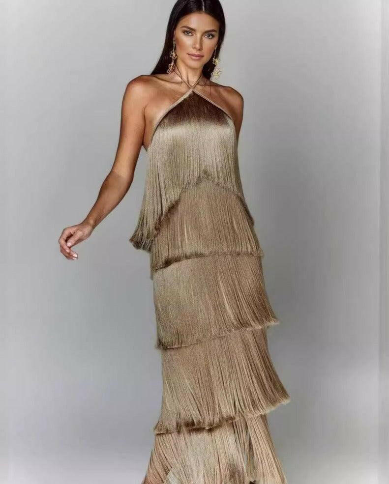 Sandra - Dress with Tassels