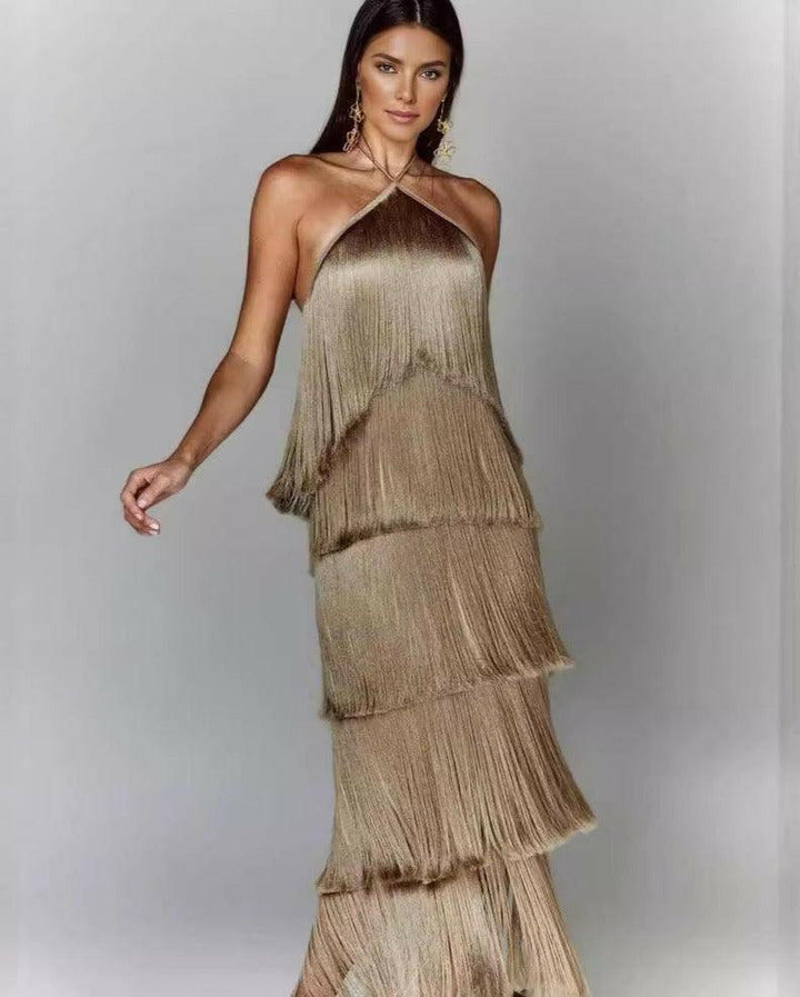 Sandra - Dress with Tassels