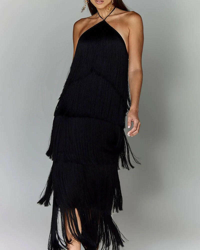 Sandra - Dress with Tassels