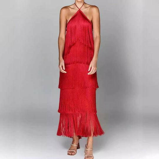 Sandra - Dress with Tassels