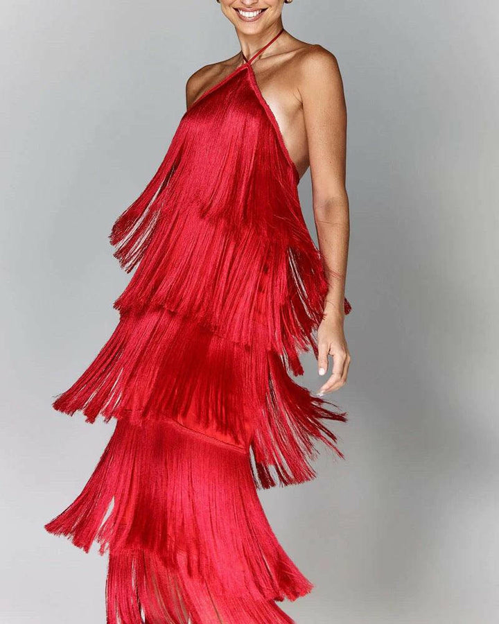 Sandra - Dress with Tassels