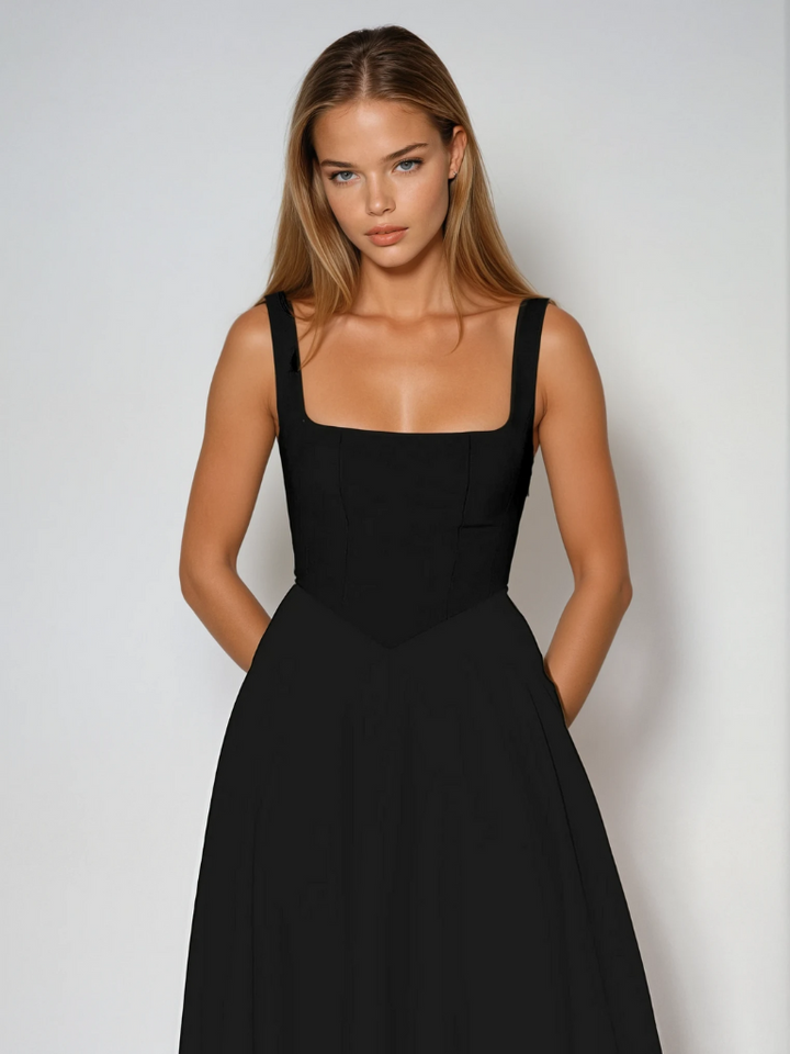 Amara Sage Midi Dress