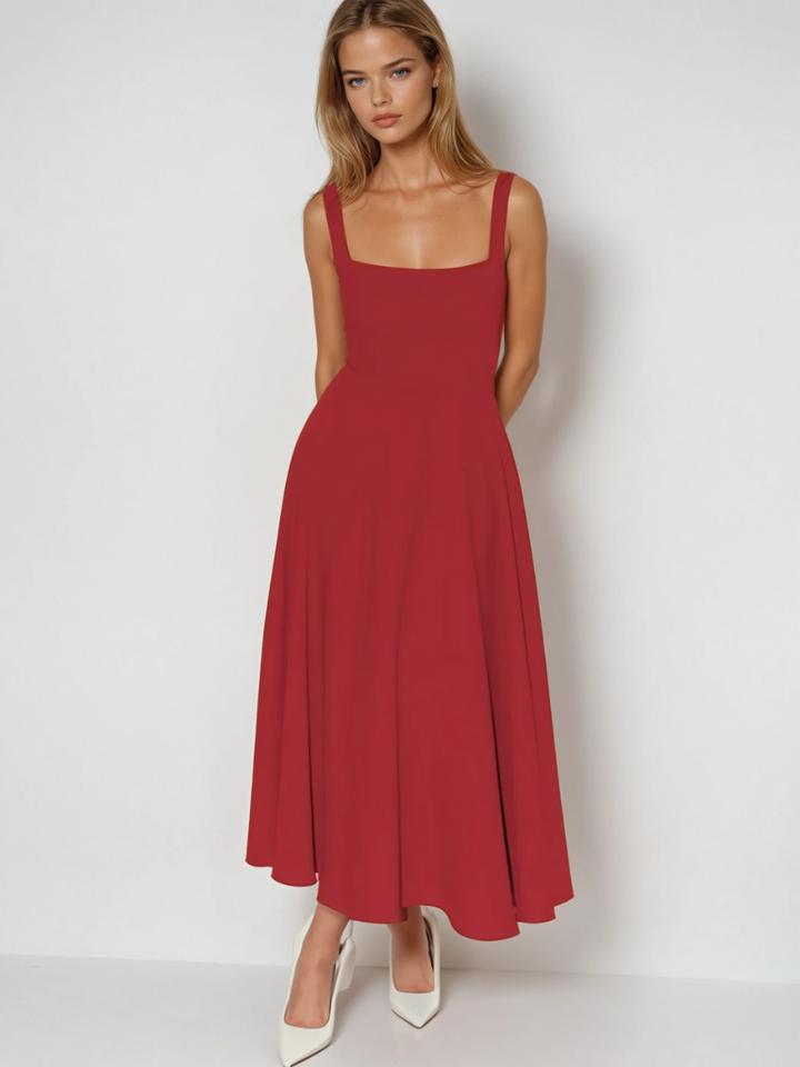 Amara Sage Midi Dress