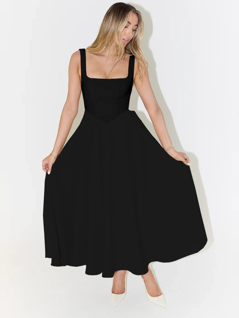 Amara Sage Midi Dress