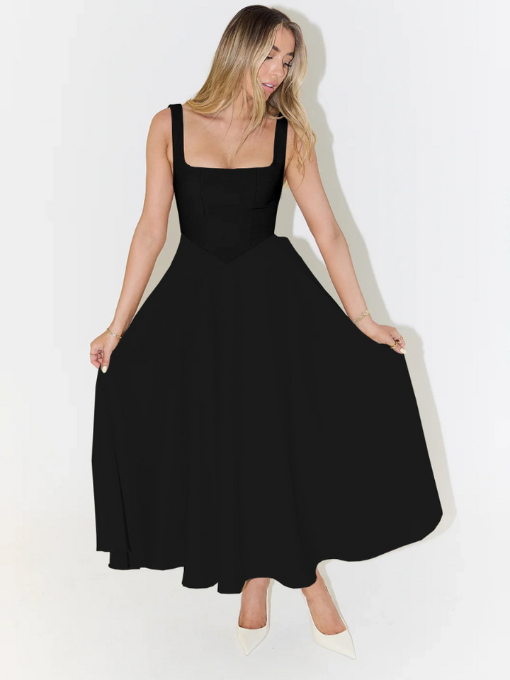 Amara Sage Midi Dress