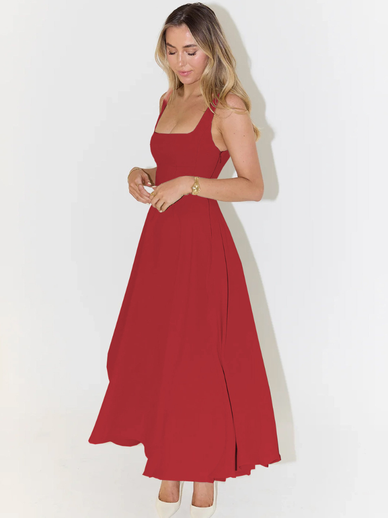 Amara Sage Midi Dress