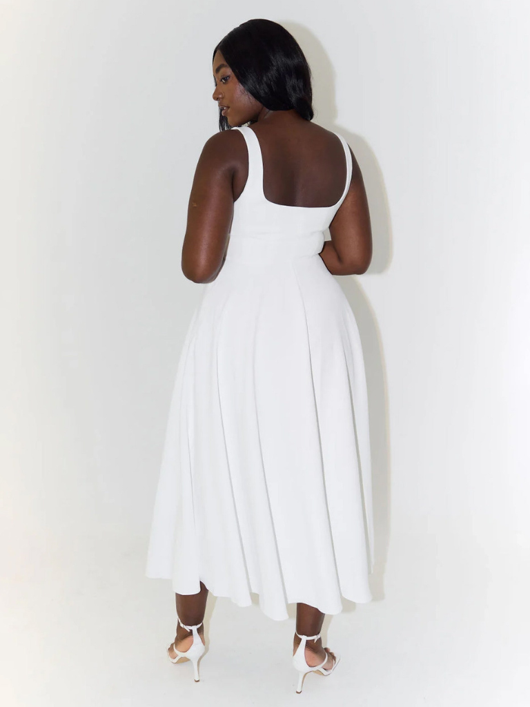 Amara Sage Midi Dress