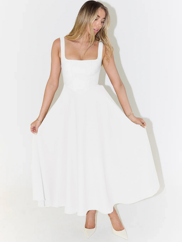 Amara Sage Midi Dress