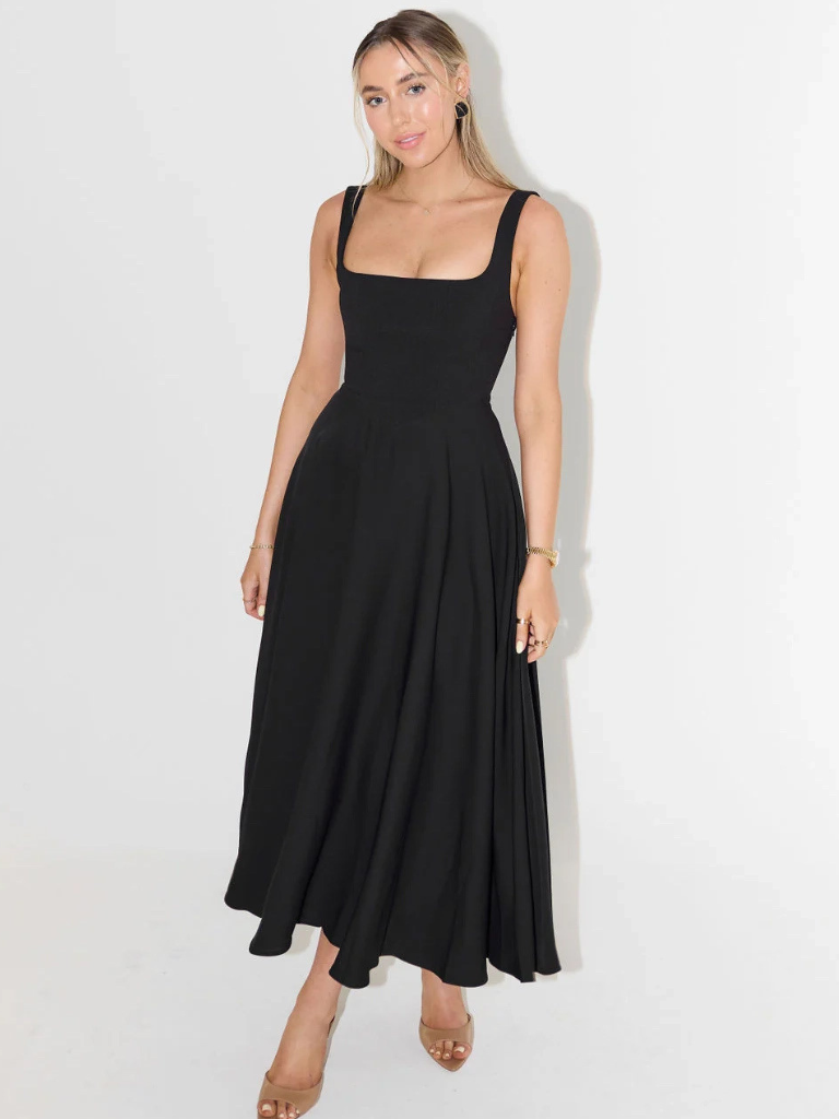 Amara Sage Midi Dress