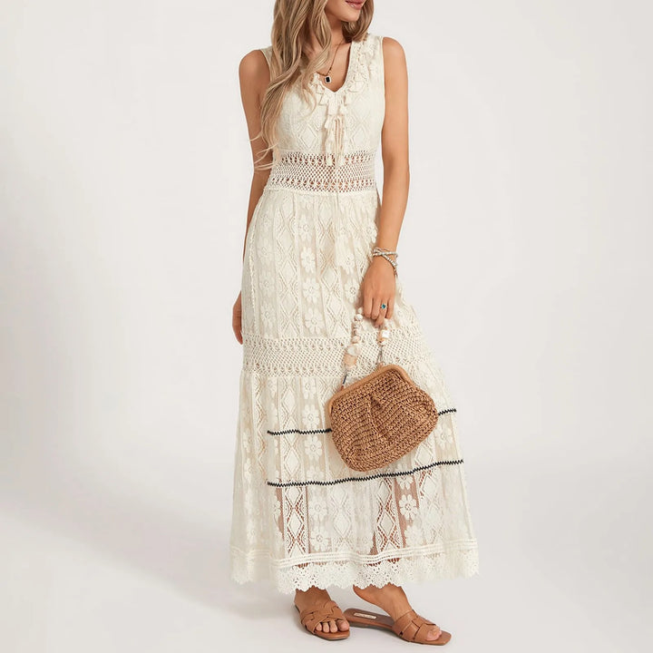 Arabella™ – Bohemian Lace Maxi Dress