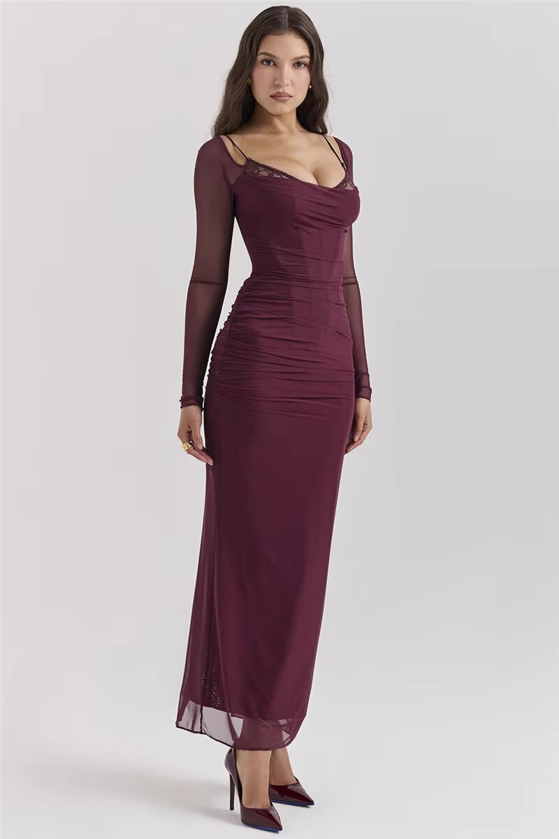 Missi - Long Dress with Glamour