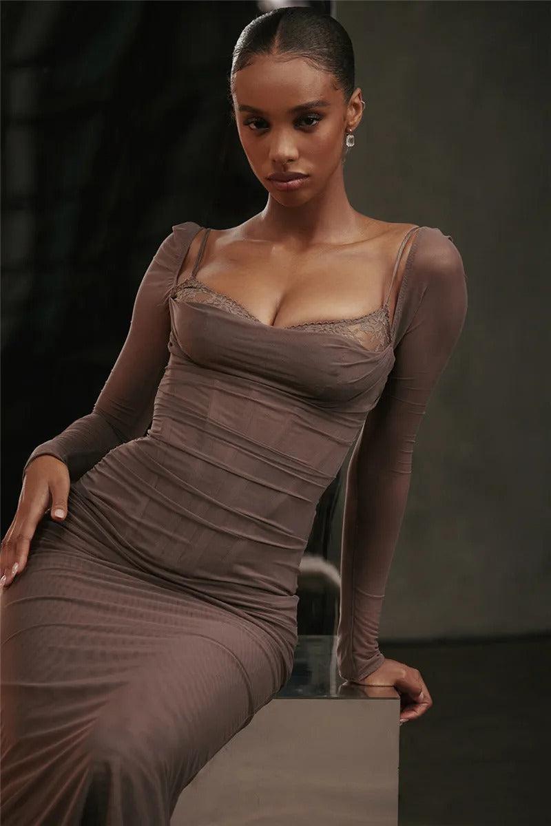 Missi - Long Dress with Glamour
