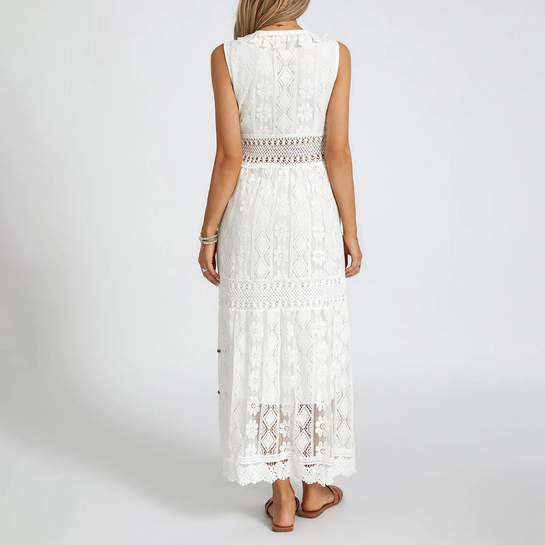 Arabella™ – Bohemian Lace Maxi Dress