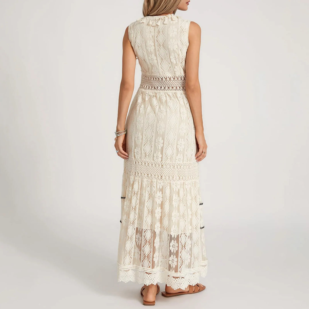 Arabella™ – Bohemian Lace Maxi Dress