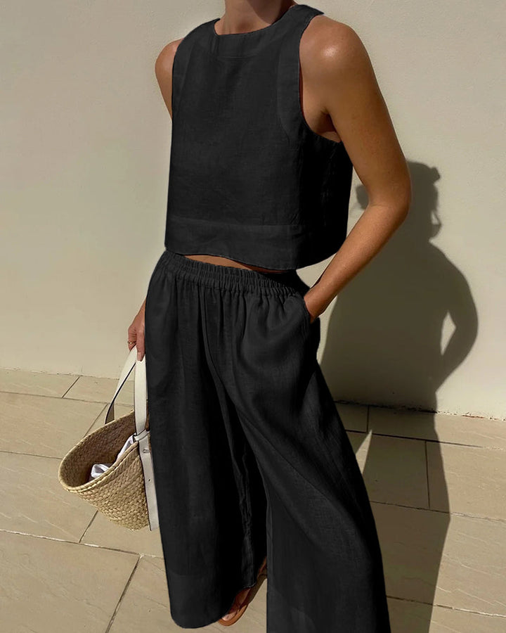 Sofia™ – Two-Piece Linen Set