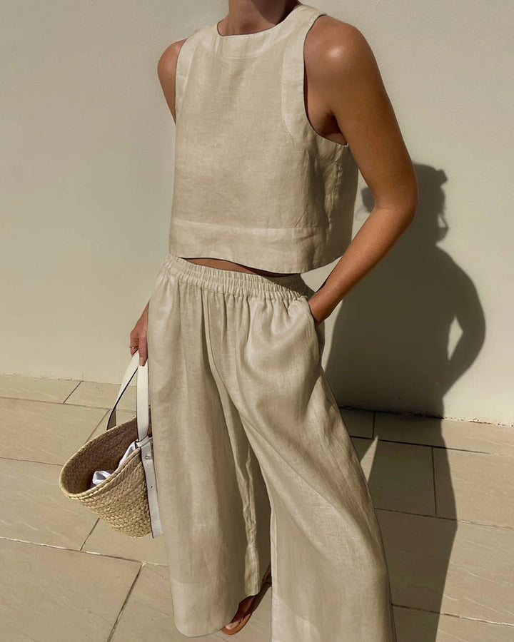 Sofia™ – Two-Piece Linen Set