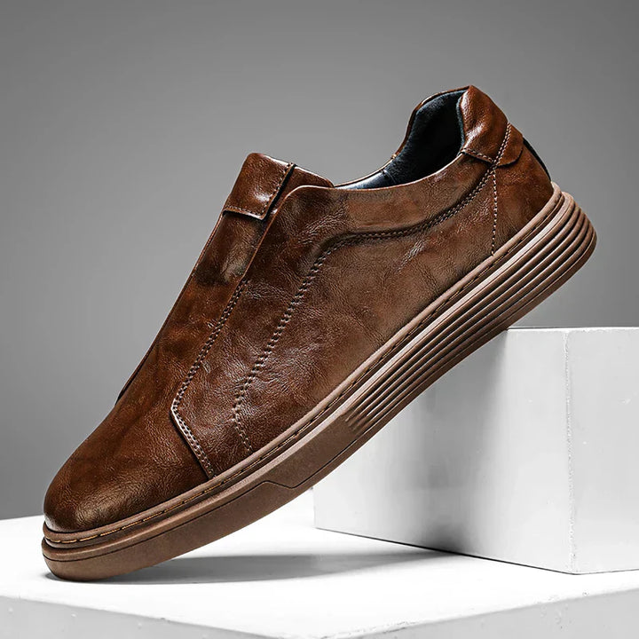 Classic leather sneakers