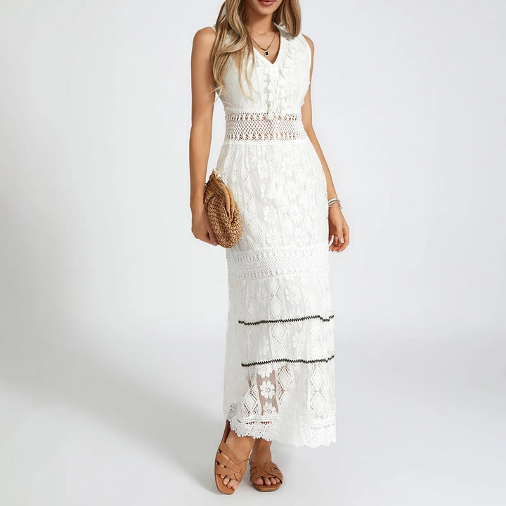 Arabella™ – Bohemian Lace Maxi Dress
