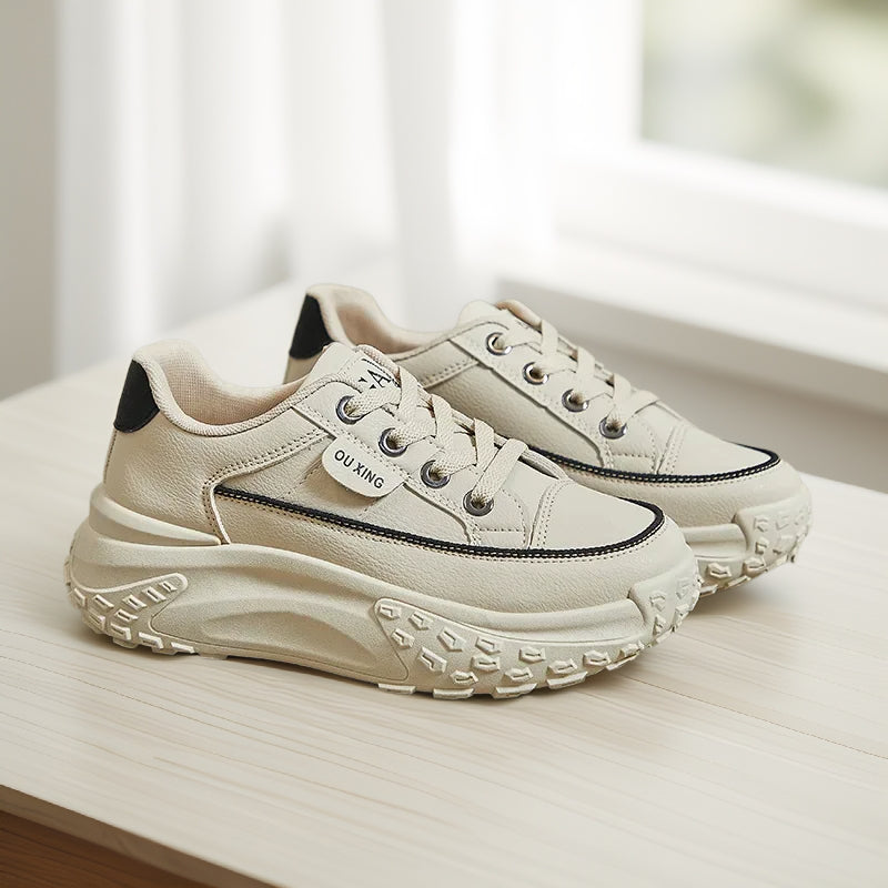 Pink - Comfortable Sneakers