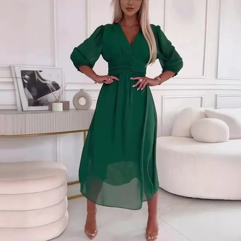 Lyxa Melbourne | Amara Chiffon Wrap Dress