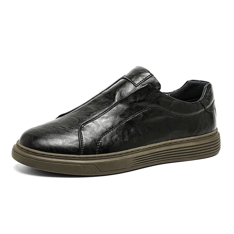 Classic leather sneakers