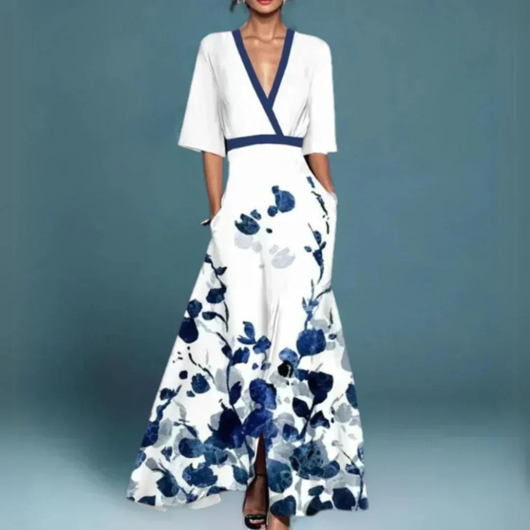 Jamie - Chic Floral Print Dress