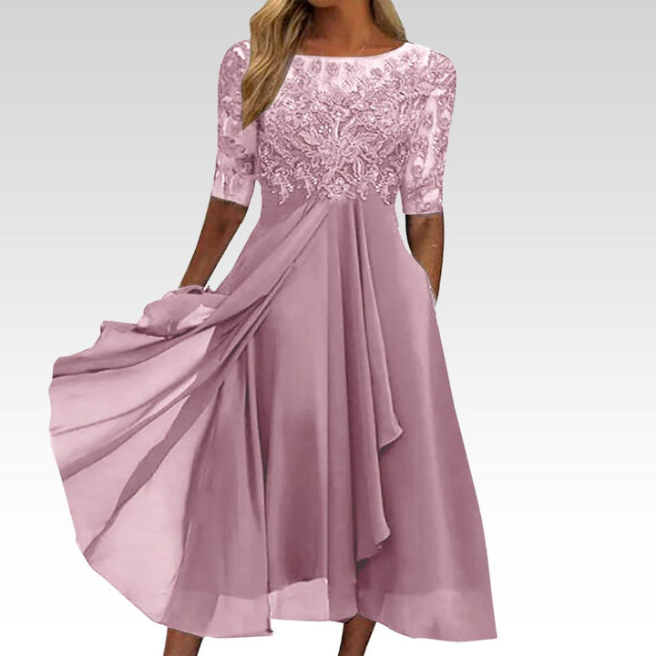 Taryn® | Elegant Lace Midi Dress