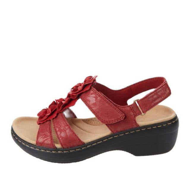 Comfortable Bordeaux Sandals