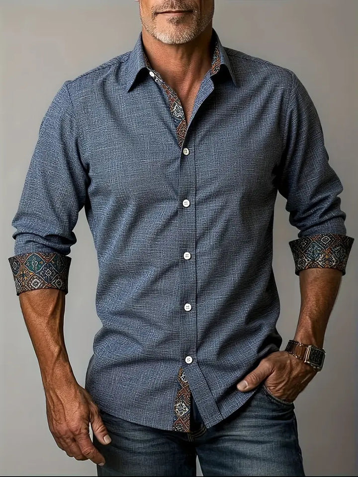 Lorenzo – Shirt with Contrast Details