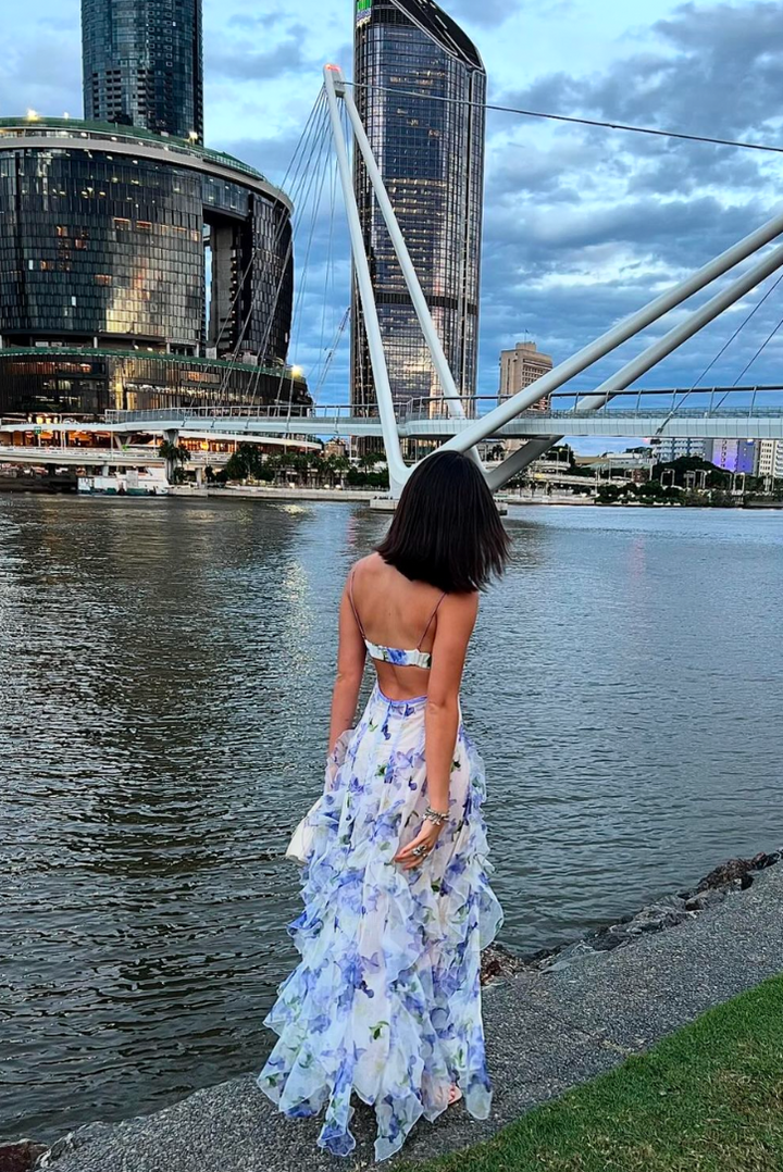 Lyxa Melbourne | Aurelia Ruffle Maxi Dress
