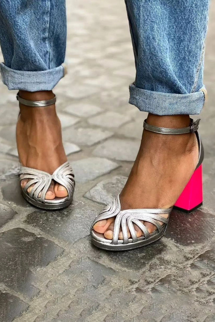 Sofía - Chunky Heel Sandals