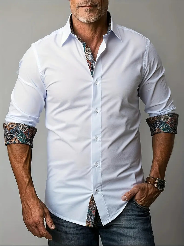 Lorenzo – Shirt with Contrast Details
