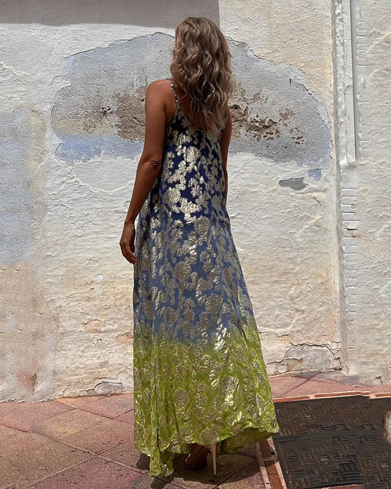 EREDES - Printed Bohemian Dress