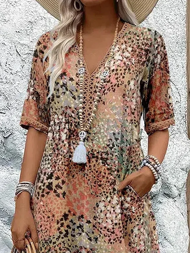 Colette™ – Printed Midi Dress