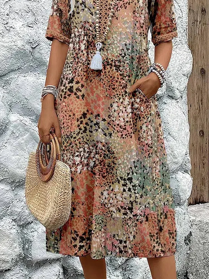 Colette™ – Printed Midi Dress
