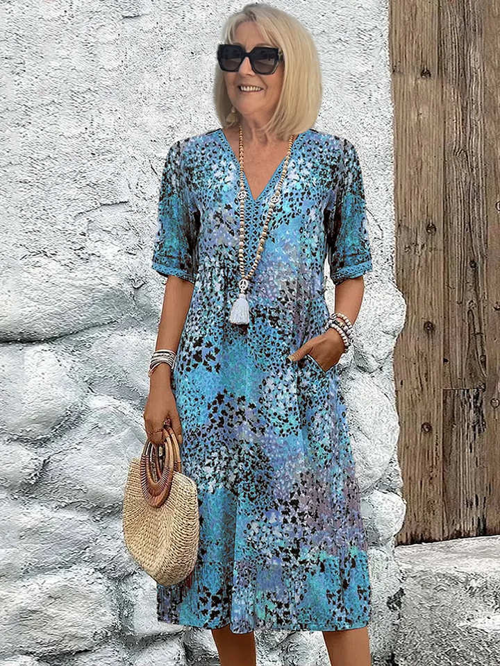 Colette™ – Printed Midi Dress