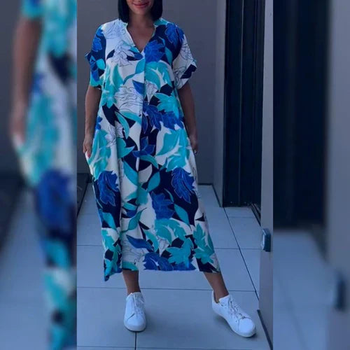 Elena™ - Elegant Floral Dress