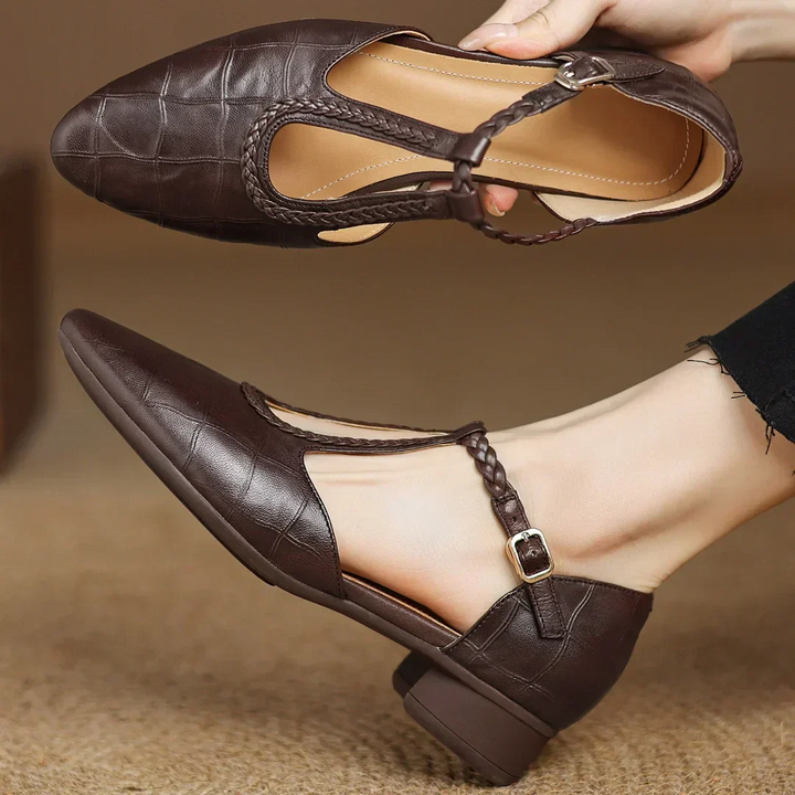 Elena - Leather Orthopedic Shoes | Premium Edition