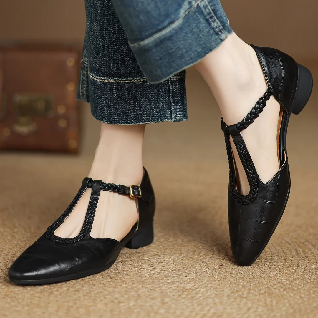 Elena - Leather Orthopedic Shoes | Premium Edition