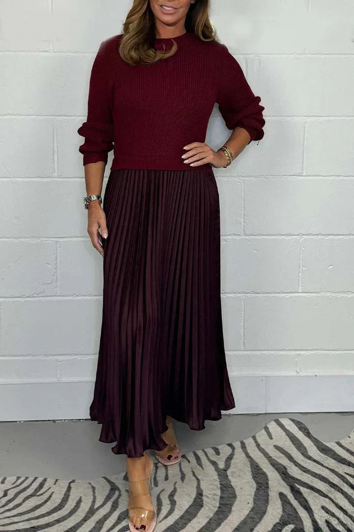 Catania - Jersey Jumpsuit and Pleated Skirt