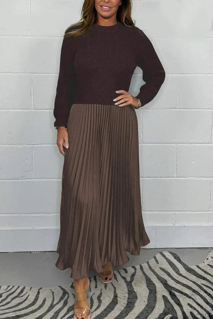 Catania - Jersey Jumpsuit and Pleated Skirt