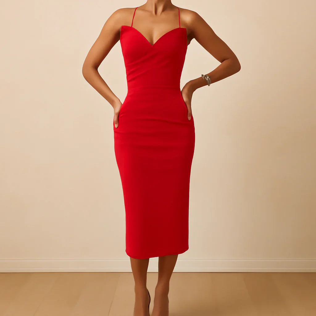 Lyxa Melbourne | Francesca Pleated Bodycon Dress
