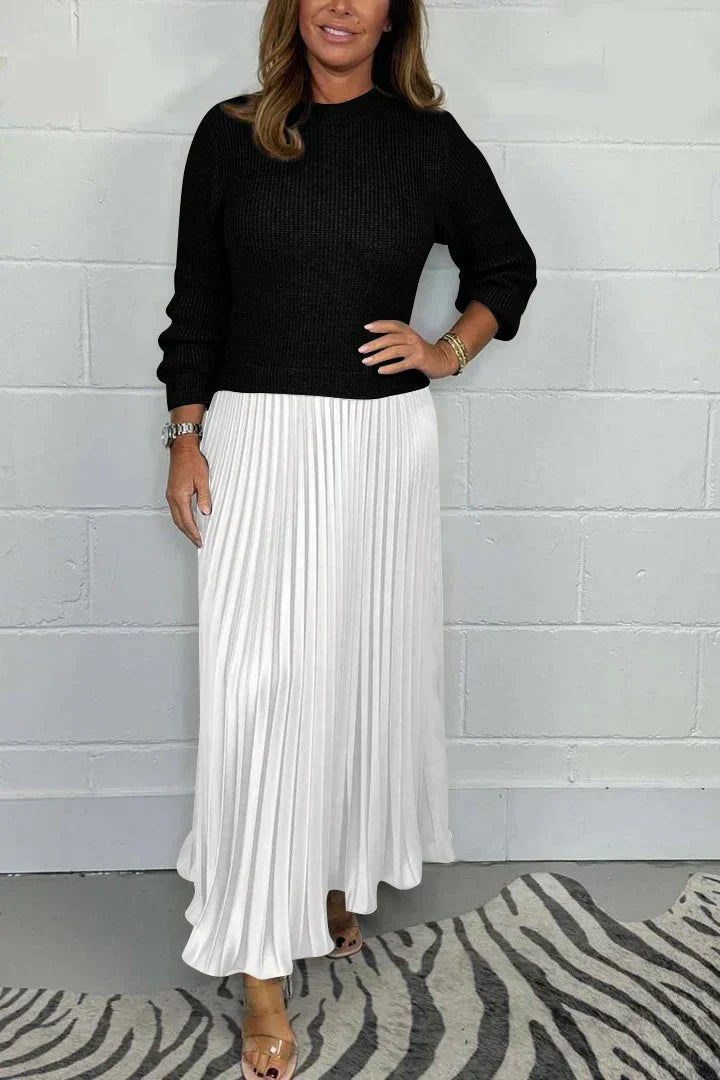 Catania - Jersey Jumpsuit and Pleated Skirt
