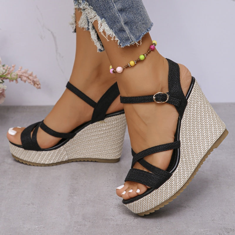 Vanesa - Open Wedge Sandals