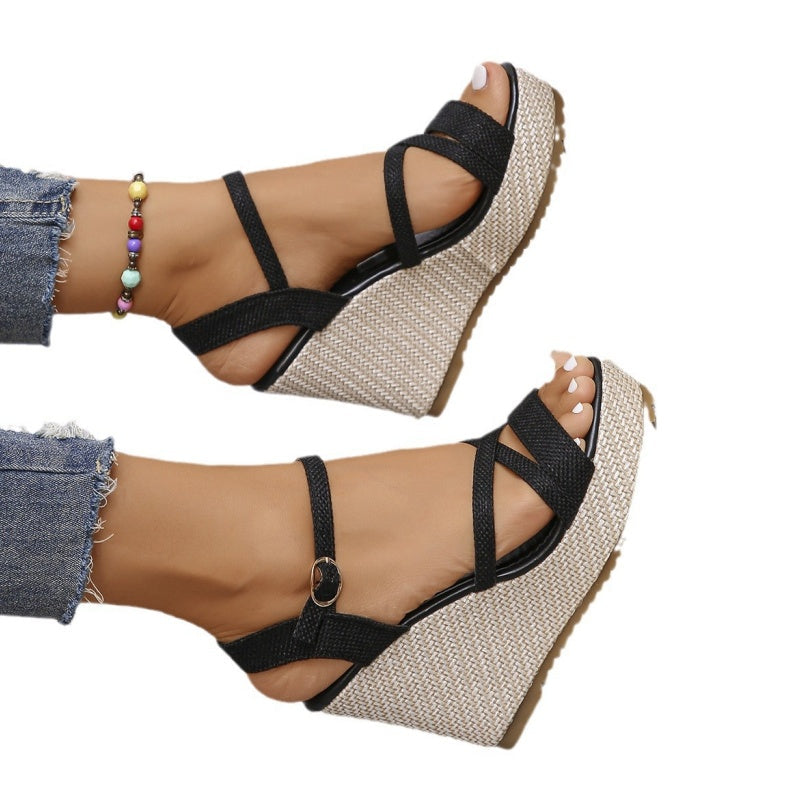 Vanesa - Open Wedge Sandals